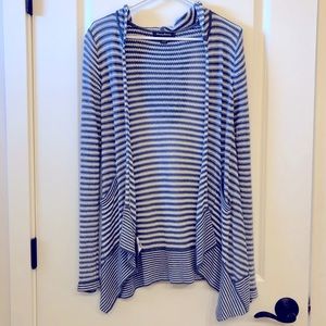 Tommy Bahama Blue Stripe Hoodie Sweater